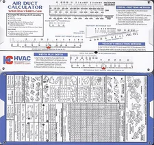 Air Duct Sizing Calculator HVAC Heating