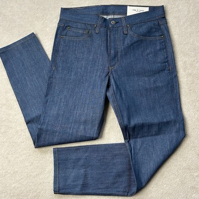 rag & bone セルビッジデニム Rag & Bone Jeans Mens 30x28 Blue Fit 2 Slim Raw Selvedge Denim | eBay