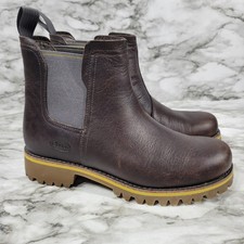 Chaco Fields Womens Sz 6M Brown Leather Chelsea Ankle Boots JCH107428 Waterproof