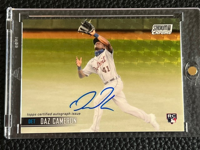 2021 Topps Stadium Club Chrome Daz Cameron RC Superfractor Auto SP 1/1!!
