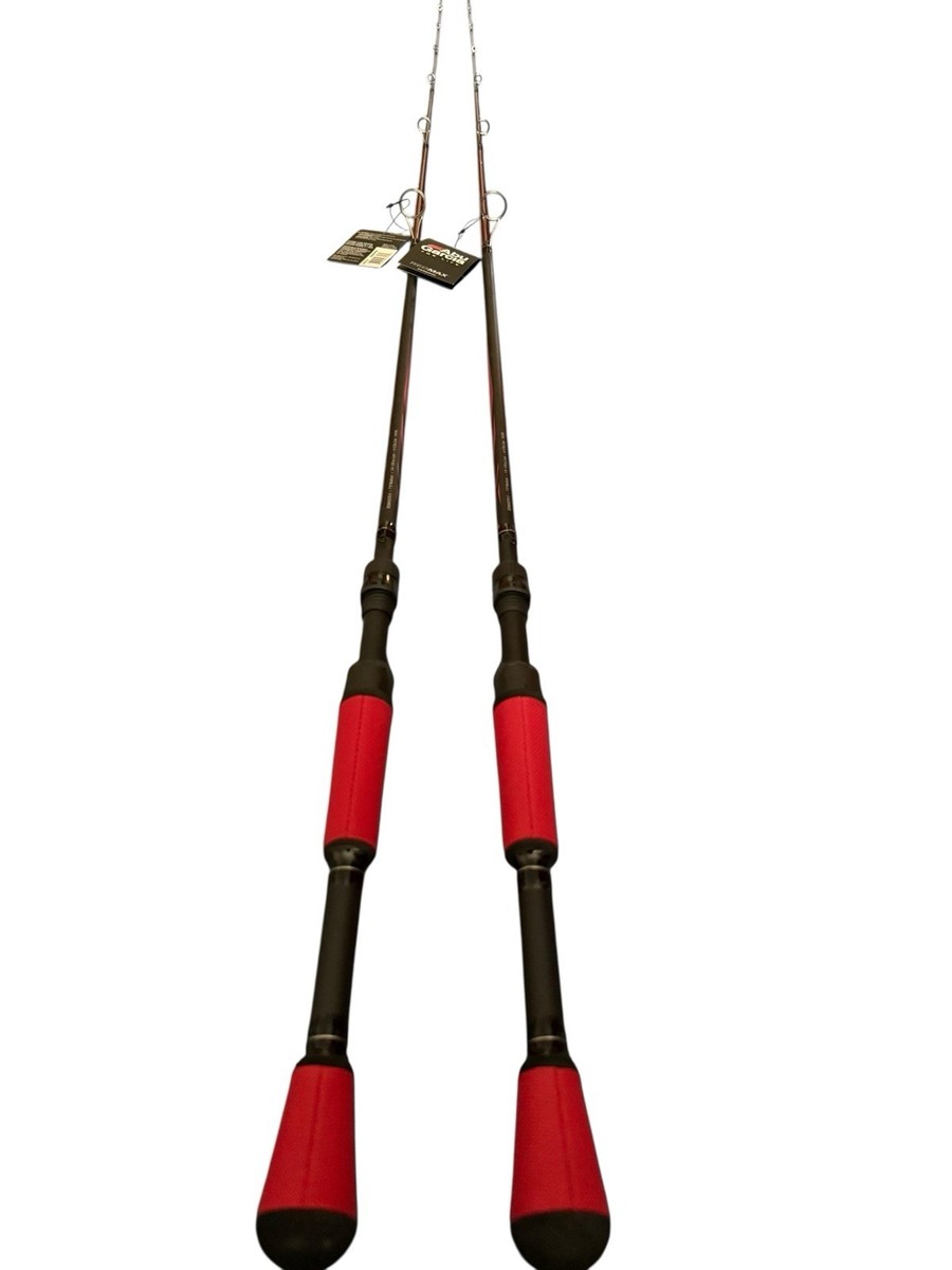 2 LOT Abu Garcia Red Max Spinning Rod 7ft | eBay