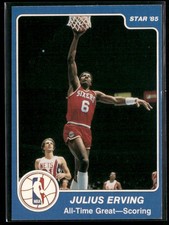 Julius Erving 1984-85 Star #281 Philadelphia 76ers
