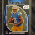 2025 Donruss Optic Omarion Hampton Black Pandora (RAW)