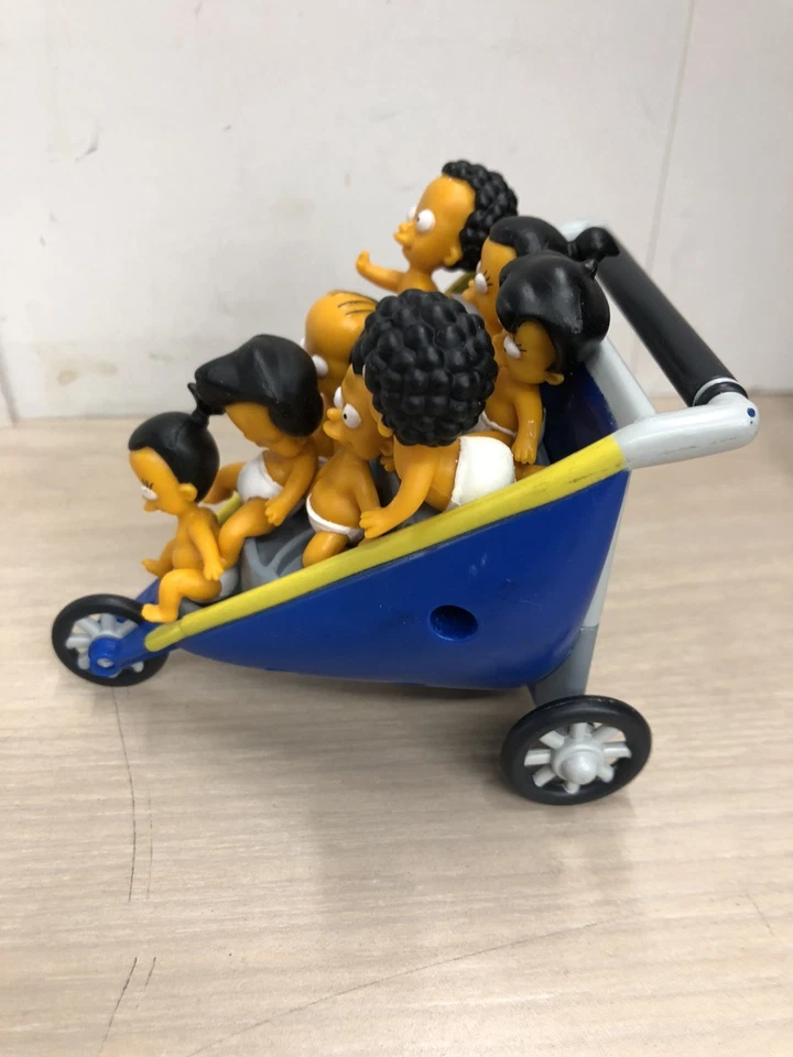 The SIMPSONS world of springfield THE OCTUPLETS Playmates LOOSE COMPLETE - Image 4 of 4