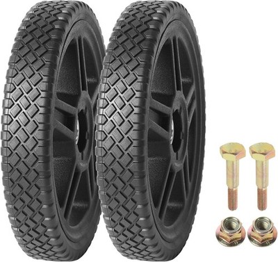 AR-PRO (2-Pack) Replacement 10 Push Lawn Mower Wheels - Universal 10 Lawn Mower