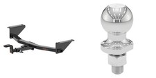 CURT Trailer Hitch Tow Package 1-1/4in Receiver, 1-7/8in Ball Mount 116363 40161