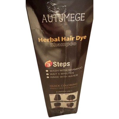  Autumege Herbal Hair Dye Shampoo Natural Herbal Essence For Healthy Hair 500ml