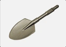 HOTECHE Clay Spade Shovel Chisel Demolition Jack Hammer 1-1/8" Hex Shank 540403