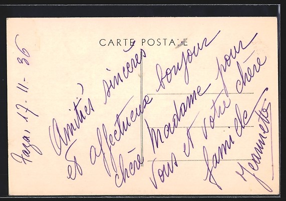 Old postcard Taza, Un corner de la Ville Nouvelle 