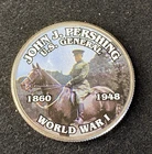 Colorized Kennedy JFK Half Dollar World War I John J. Pershing Free Shipping
