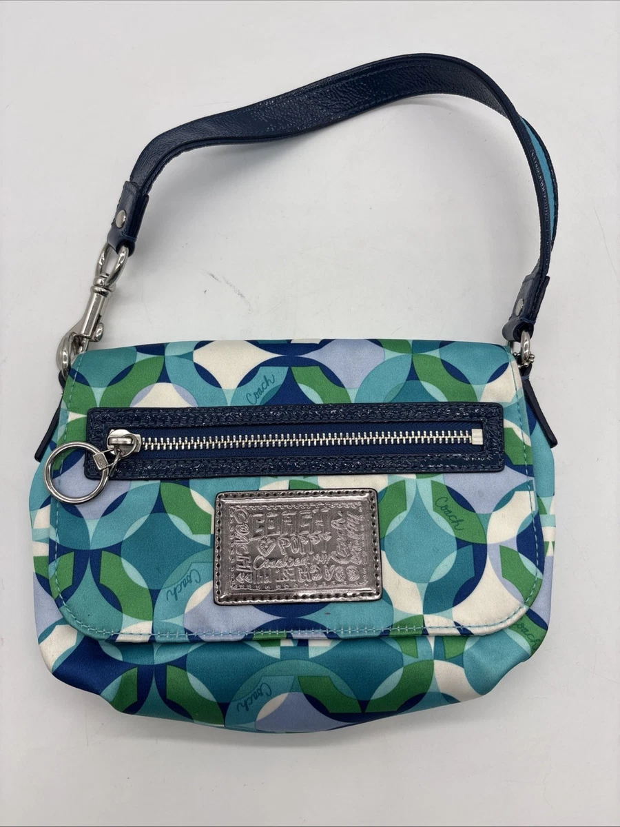 Coach Poppy Shoulder Bag Blue Bags & Handbags for Women for sale