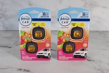FEBREZE CAR VENT CLIPS ISLAND FRESH AVEC GAIN SCENT 2 PACKS TOTAL OF 4 CLIP ONS