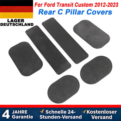 For 12-23 Transit Custom Van C Pillar Rear Light Access Covers Camper Conversion