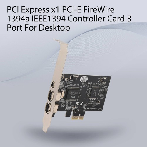 PCI Express x 1 PCI-E FireWire 1394a IEEE 1394 Kontroller Karte 3 Port Fuer2242 - Afbeelding 4 van 10