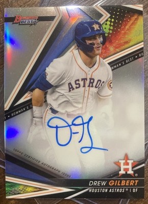2022 Bowman's Best of 2022 Autographs Drew Gilbert #B22-DGI Refractor Auto