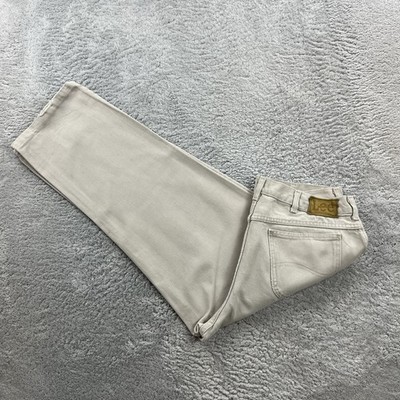 LEE Herren Jeans Hose W36 L26 Beige Vintage Denim Regular FIT Straight LEG Retro