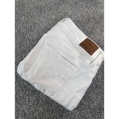 American Eagle Jeggings Women 8 Regular White Ne(x)t Level Stretch Jeans READ