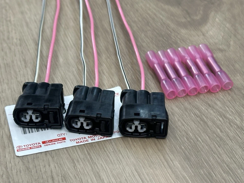 GENUINO 1996-2001 3x Paquete de bobinas de encendido OEM Conectores Juego de coletas Foto 2 de 4