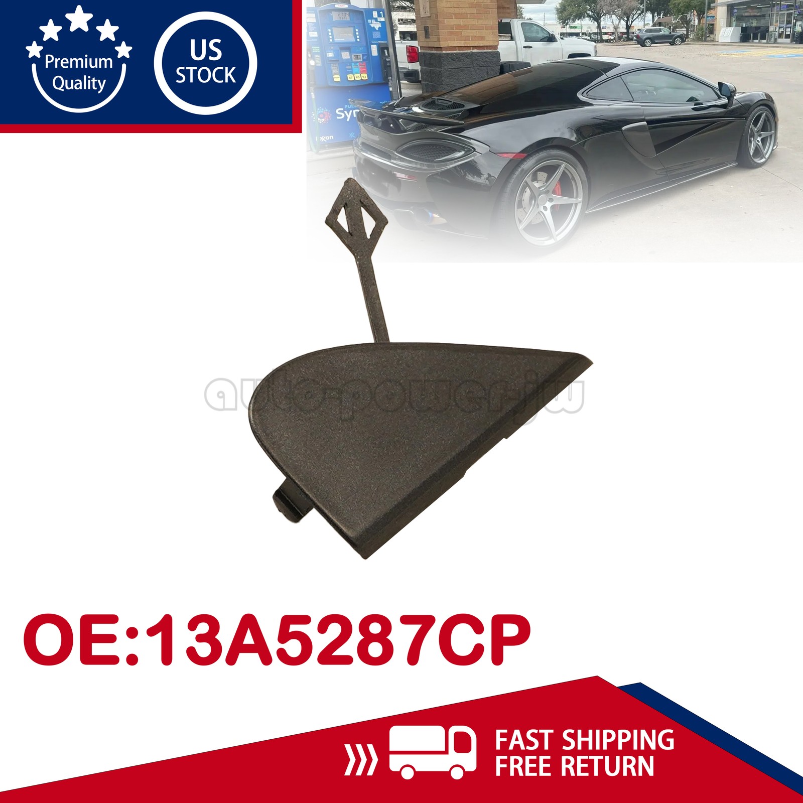 McLaren 540C Front Tow hook cover P/N 13A5287CP