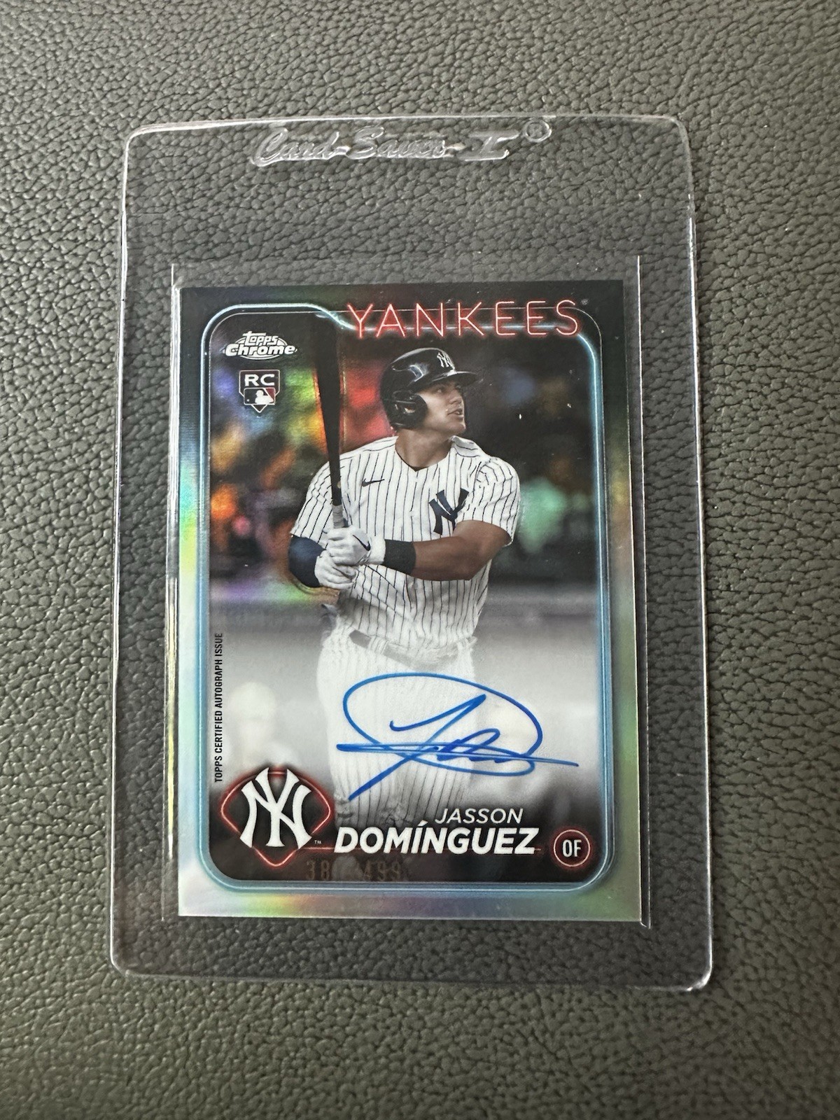 2024 Topps Chrome Jasson Dominguez RC Auto Refractor /499 Yankees RA-JDZ