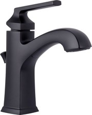 Miseno MNO611L Elysa 1.2 GPM 1 Hole Bathroom Faucet - Black