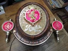 Vtg 1970's Stroh's Beer Lighted Sign w/2 Side Lights Mancave Working 18" x 22"