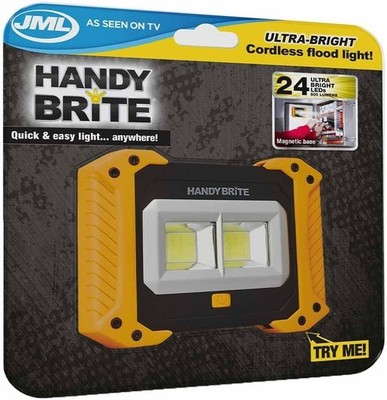 JML Handy Brite Ultraheller 24 COB LED Akku Fluter Magnetfuß NEU