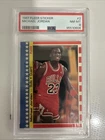 1987-88 Fleer Stickers Michael Jordan #2 PSA 8