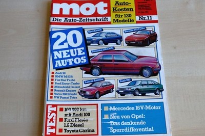 2) MOT 11/1984 - Lancia Delta HF mit 130PS in e - Ford Fiesta L 1.6  Diesel mit