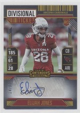 2024 Panini Contenders Rookie Divisional Ticket 14/99 Elijah Jones Auto 12fl