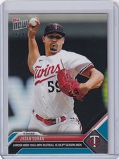 2023 TOPPS NOW PARALLEL #341 JHOAN DURAN MINNESOTA TWINS 26/49