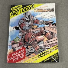 Star Wars The Mandalorian 28 Pages  1 Poster Sealed New Crayola Art With Edge