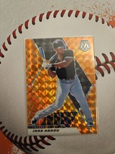 2021 Panini Mosaic - José Abreu #77 Reactive Orange Mosaic Prizm