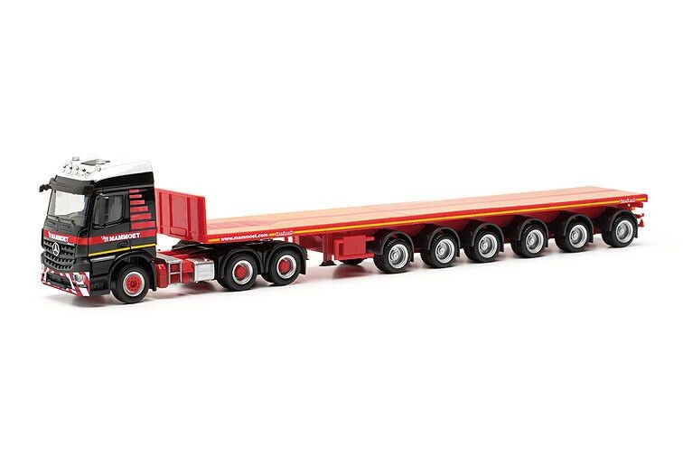 Maquette Herpa Mercedes Arocs Mammoet un chef-d'œuvre de précision 1/87 aux finitions premium