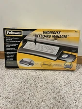 Fellowes Fully Adjustable Keyboard Manager Tray Ergonomic Home Office New