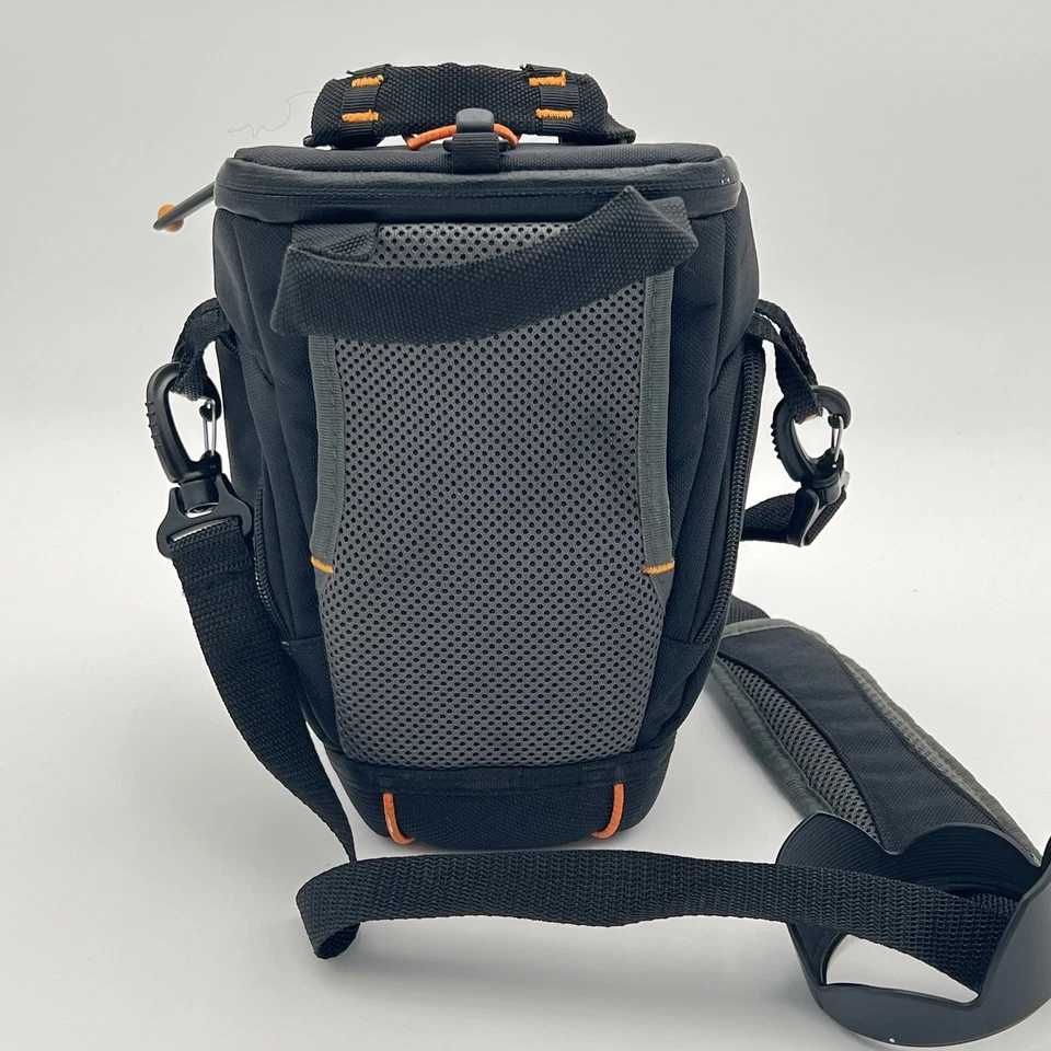 Case Logic SLR Zoom Camera Holster Bag SLRC-1Z Black/Gray/Orange - Image 4 of 4