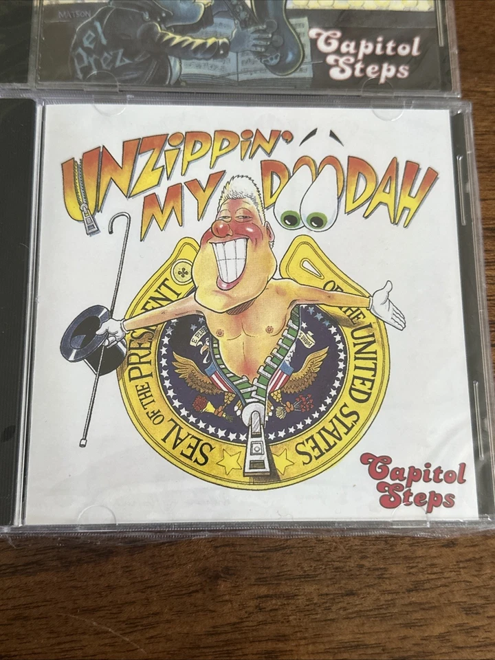 The Capitol Steps Political Satire CDs Lot of 4 Clinton 1997-1999 The Joy of Sax - Image 2 of 4