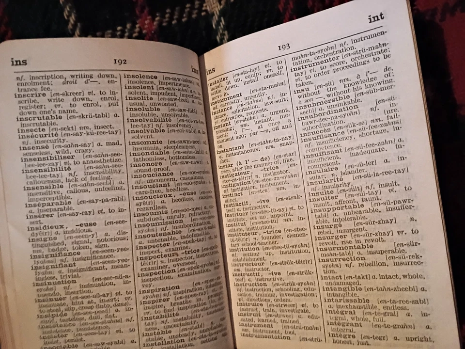 lot of 9 language books french, spanish, swedish, english, german, danish 60-70s - Image 4 of 4