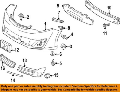 TOYOTA OEM 12-14 Camry Bumper Components-Lamp Bracket 5212606200