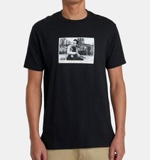 RVCA ANDREW 2002 Men's S/S T-Shirt - Black - Small - NWT