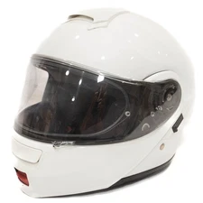 Shoei White Neotec Motorcycle Helmet With Pinlock Size Medium