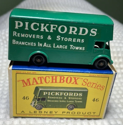 Matchbox/Lesney #46B PICKFORDS REMOVALS VAN, w/Type E Box, in Mint condition!