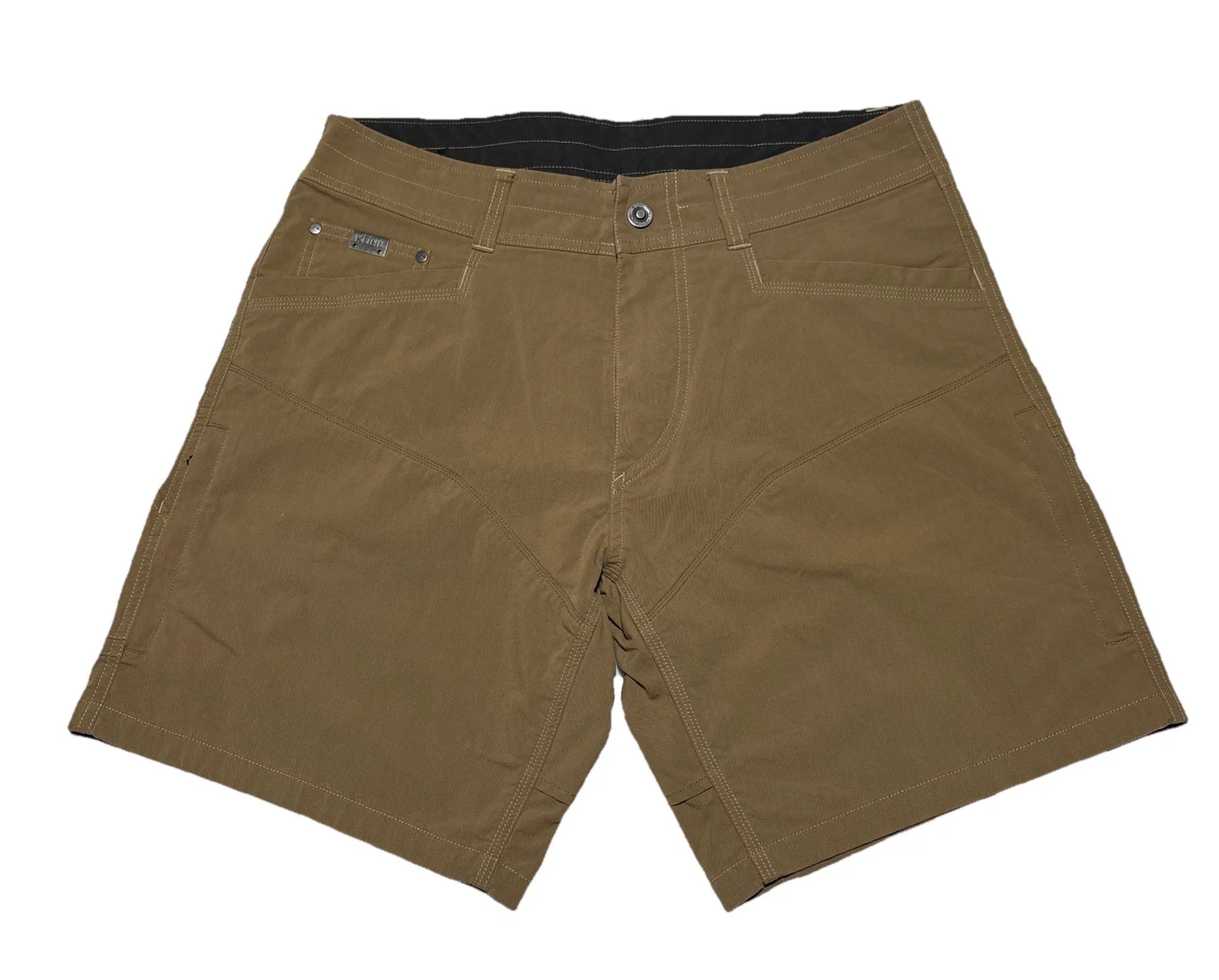 KUHL Konfidant Air Shorts Mens 34 Brown Outdoor Hiking Performance Vented 5103