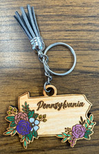 Handmade Pennsylvania Floral Design  Tassel - All 50 States Available
