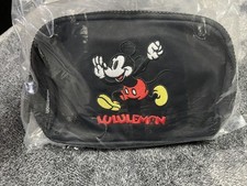LULULEMON X DISNEY EVERYWHERE BELT BAG MICKEY MOUSE 1L BLACK NEW