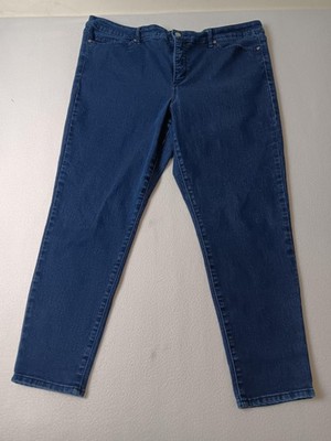Sofia Jeans By Sofia Vergara Skinny Jeans Womens Plus 20 Blue Dark Wash Denim