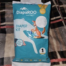 DiapaRoo Travel Fresh Diaper Kit Size 1 9-17 Lbs