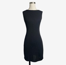 RLT Wylder Dress black stretchy classic neutral made in USA capsule timeless S