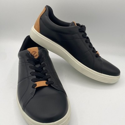 Ecco Men's Soft Classic Lace Up Sneaker Black Lion EU 42, Size 8 - 8.5 US