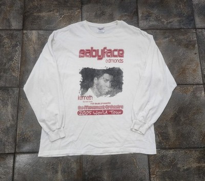 Vintage Y2K Babyface Kenneth Edmonds Men's XL 2005 World Tour Rap Band T Shirt